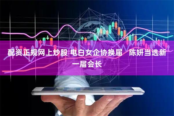 配资正规网上炒股 电白女企协换届   陈妍当选新一届会长